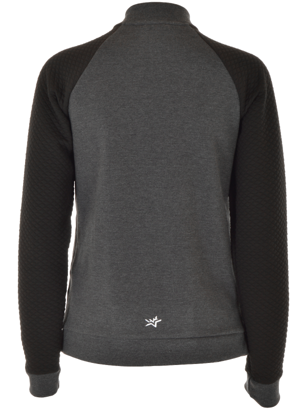 Corvus Full Zip Sweatshirt | Herre Dark Grey melange