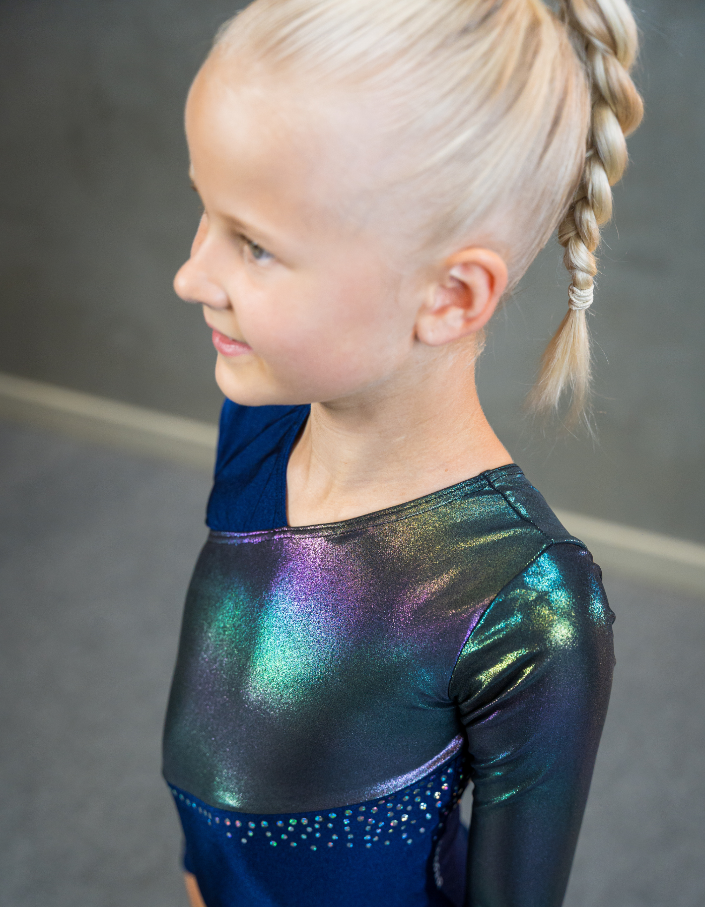 Sally heldragt - Navy/Rainbow
