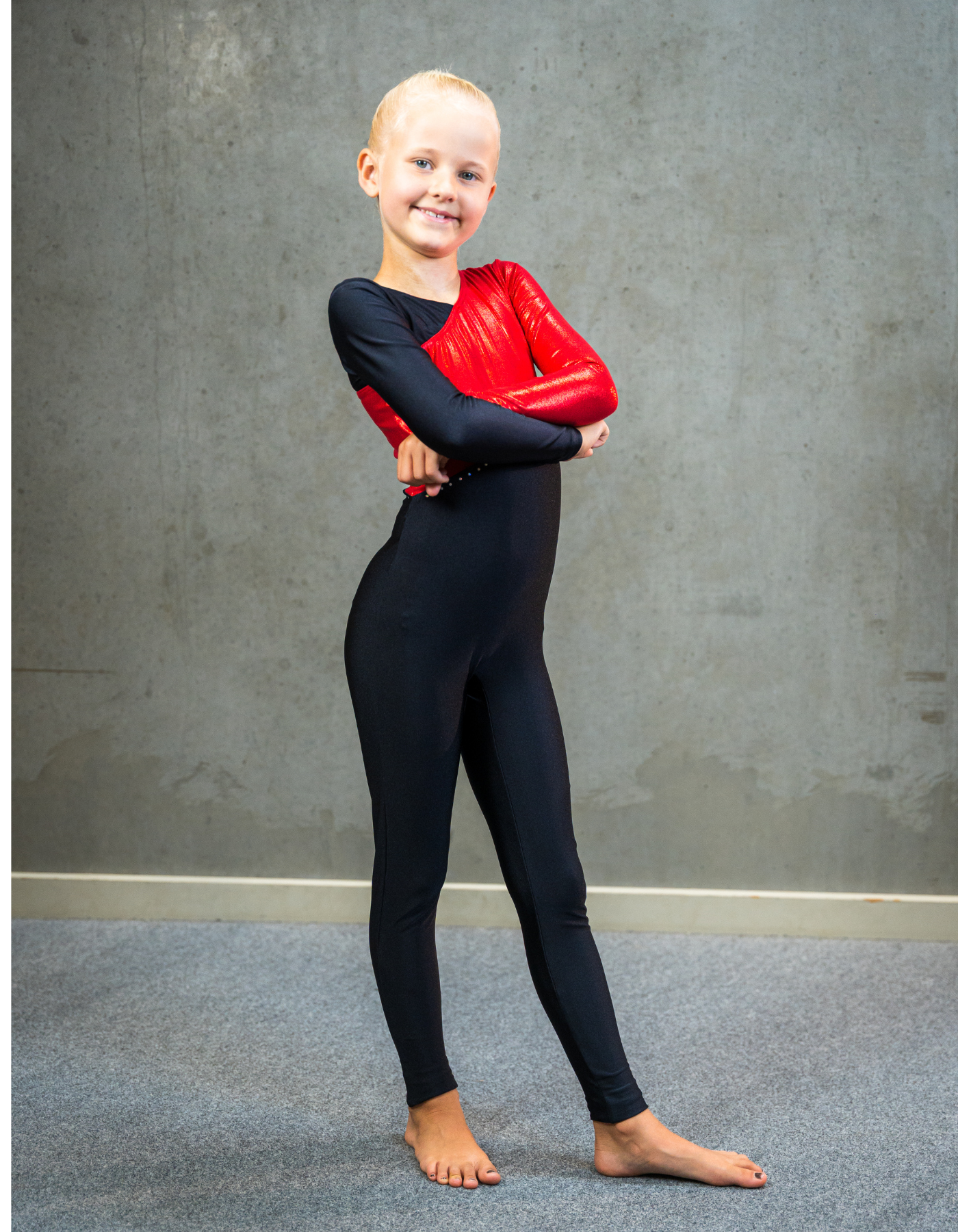 Sally heldragt - Black/Red