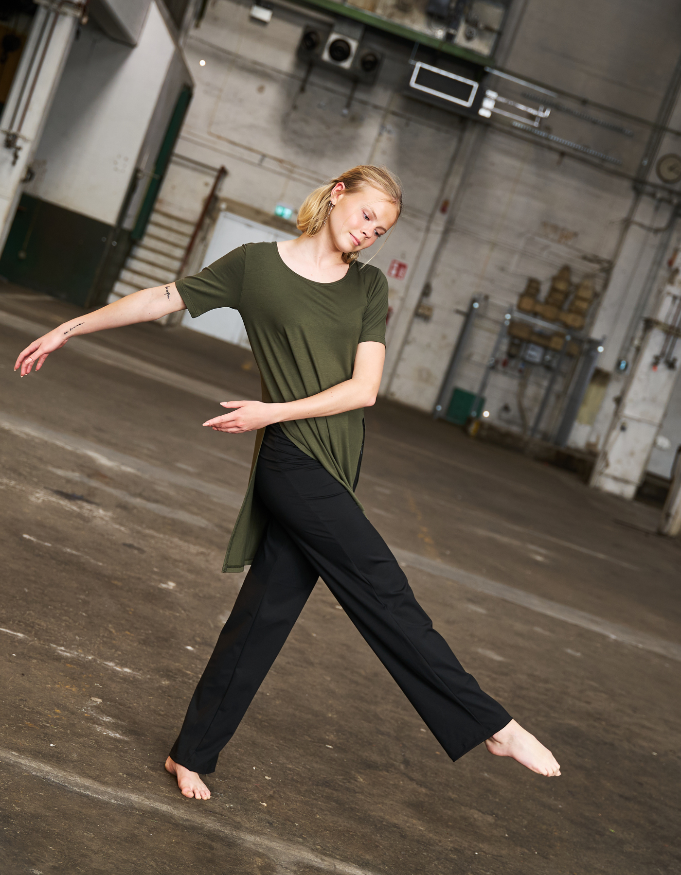 Aro top | Dame Army Green