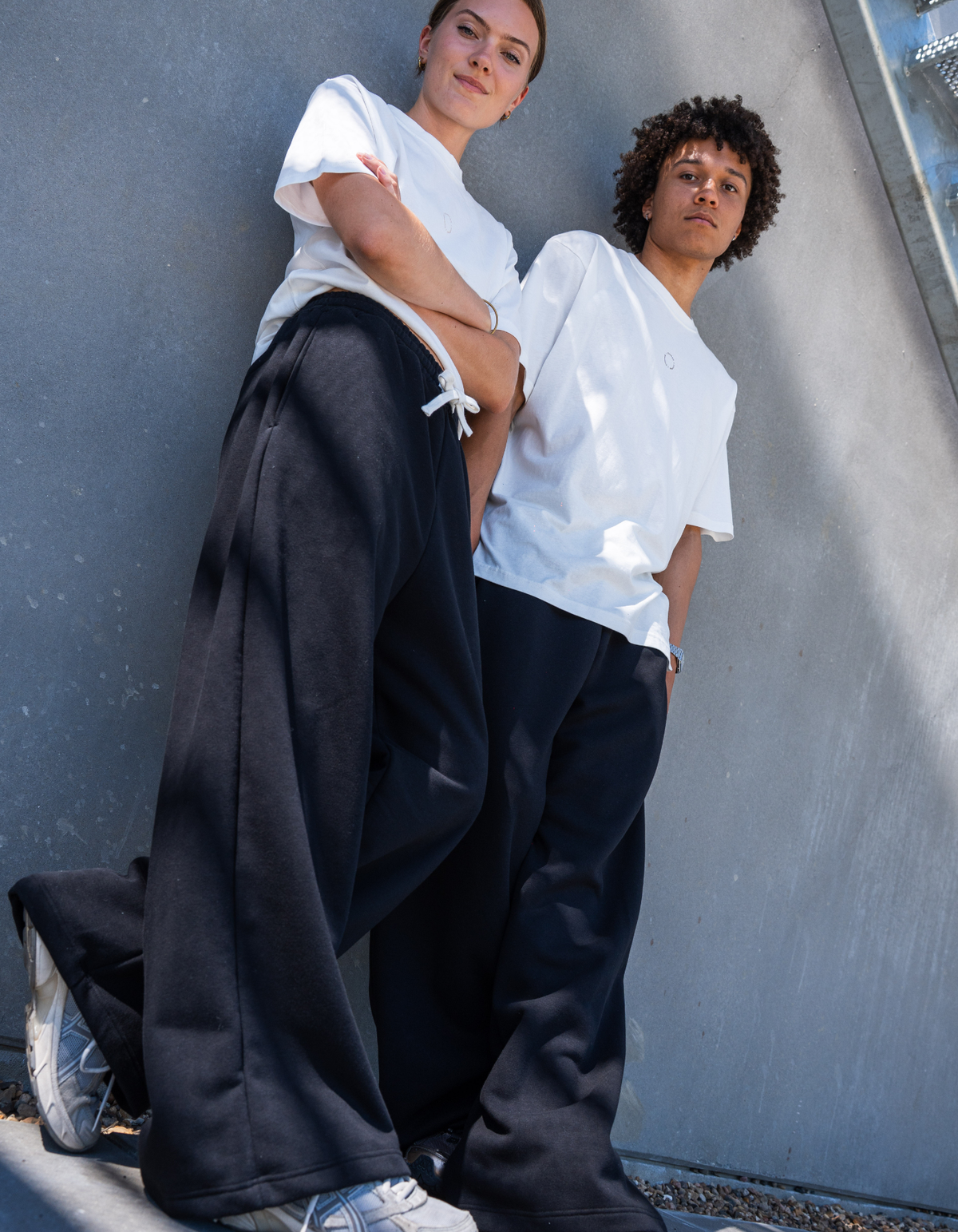 Wide sweatpants | Unisex | Black