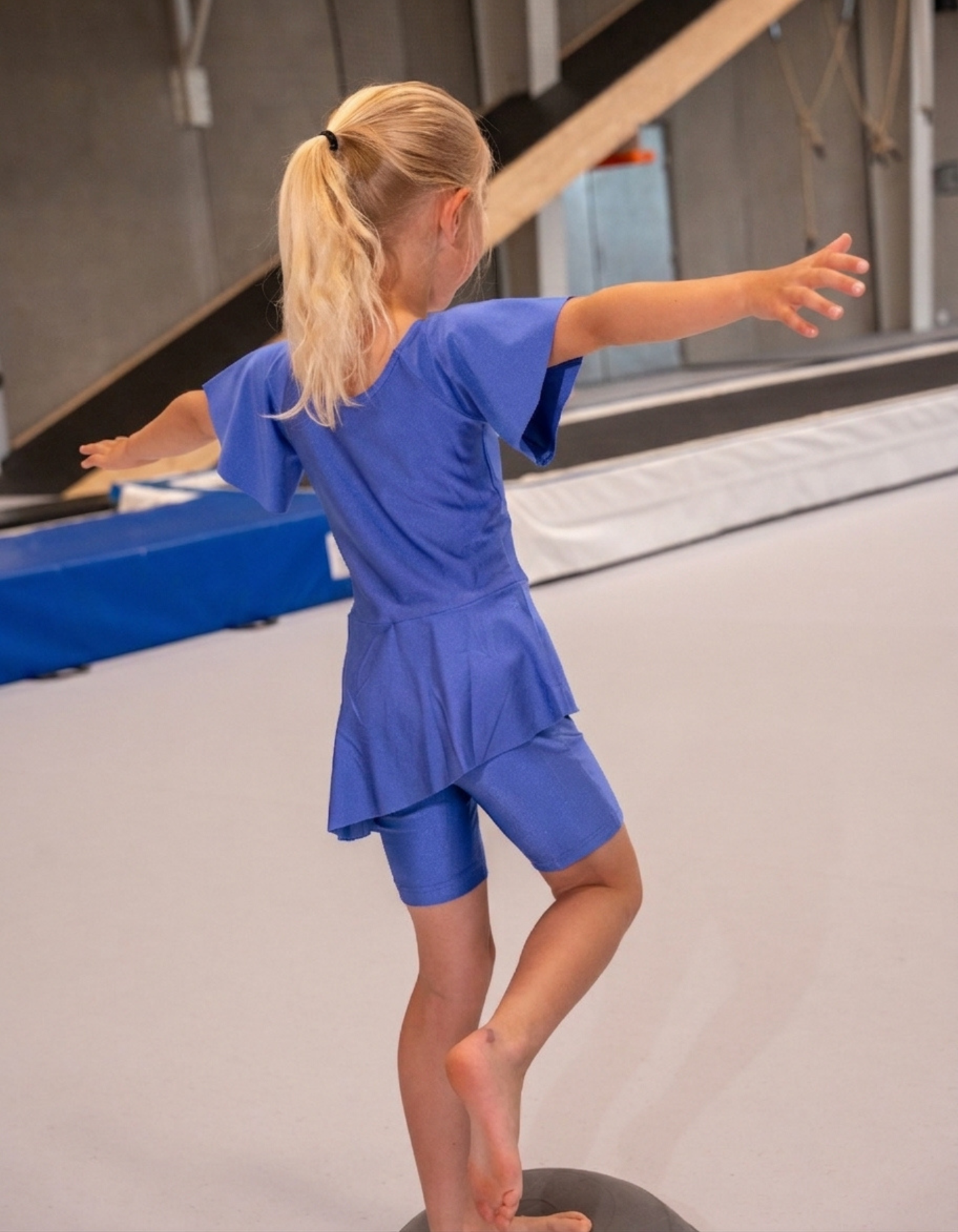 Catsuit w. skirt | CK-5008 | Blue