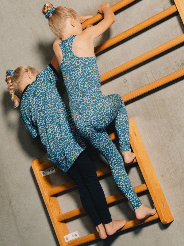 Leggings børn | NS-179 Blue Leo