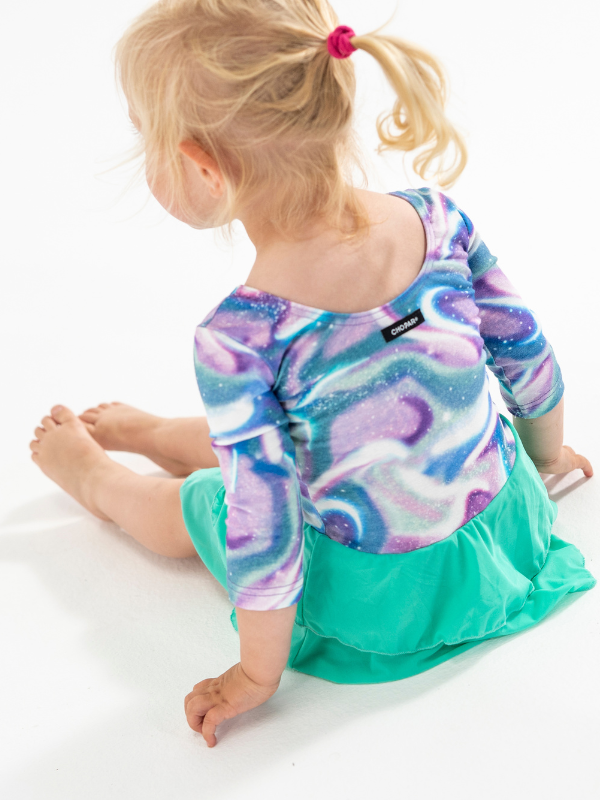 Gymnastikdragt | NS-180 Purple space-green