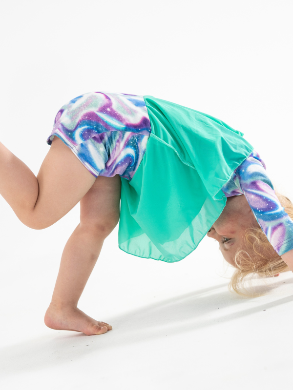 Gymnastikdragt | NS-180 Purple space-green