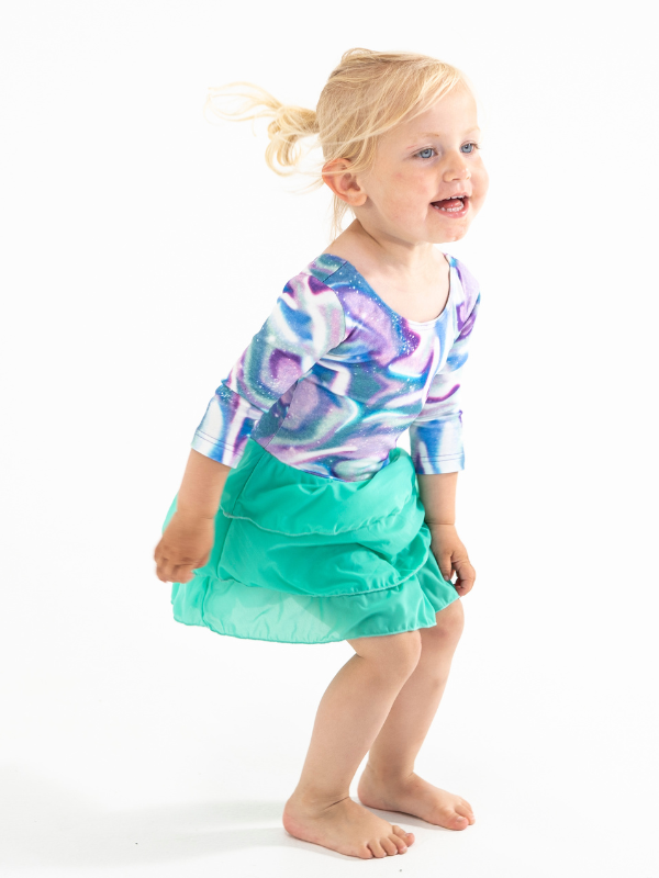 Gymnastikdragt | NS-180 Purple space-green