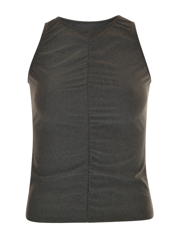 Wrinkle top Dark grey