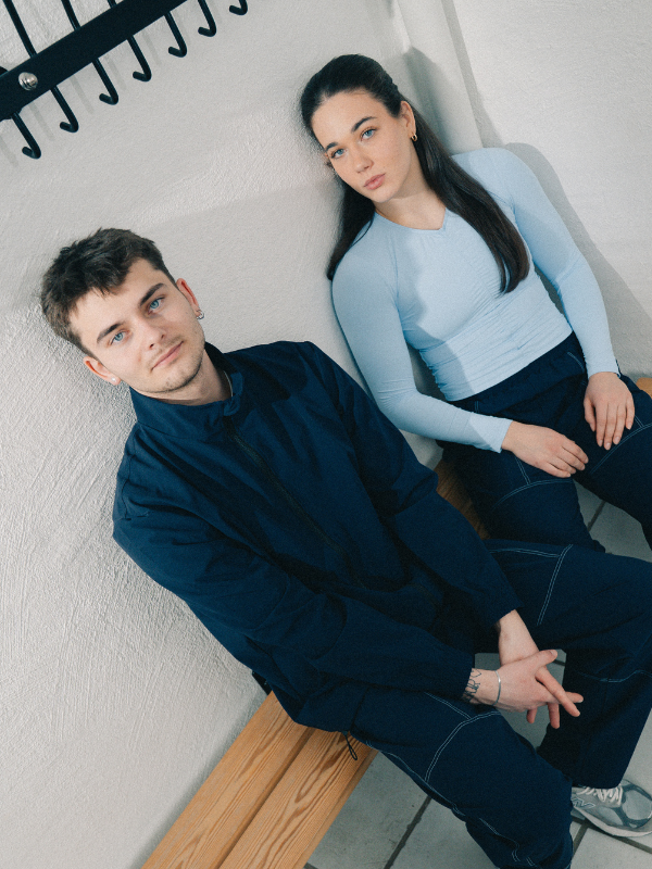 Tech 01 full zip | Unisex Navy