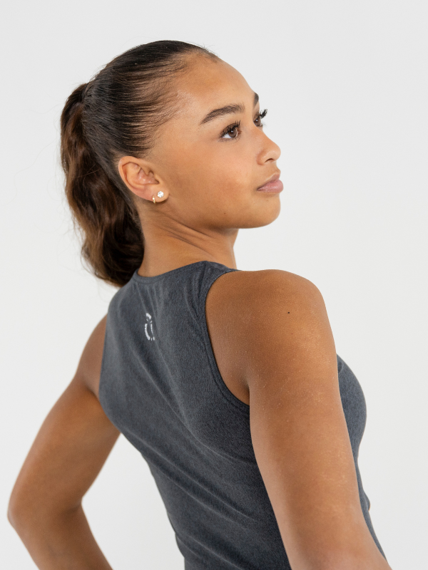 Wrinkle top Dark grey
