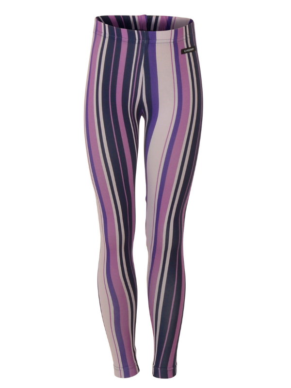 Leggings Børn | NS-142 | Oulet Purple Stripe