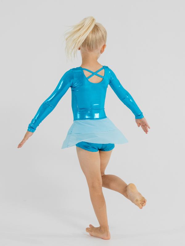 Tulle gymnastikdragt | Pige Turquoise