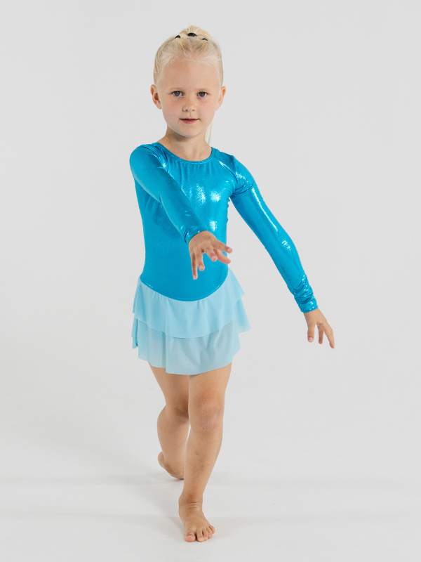 Tulle gymnastikdragt | Pige Turquoise