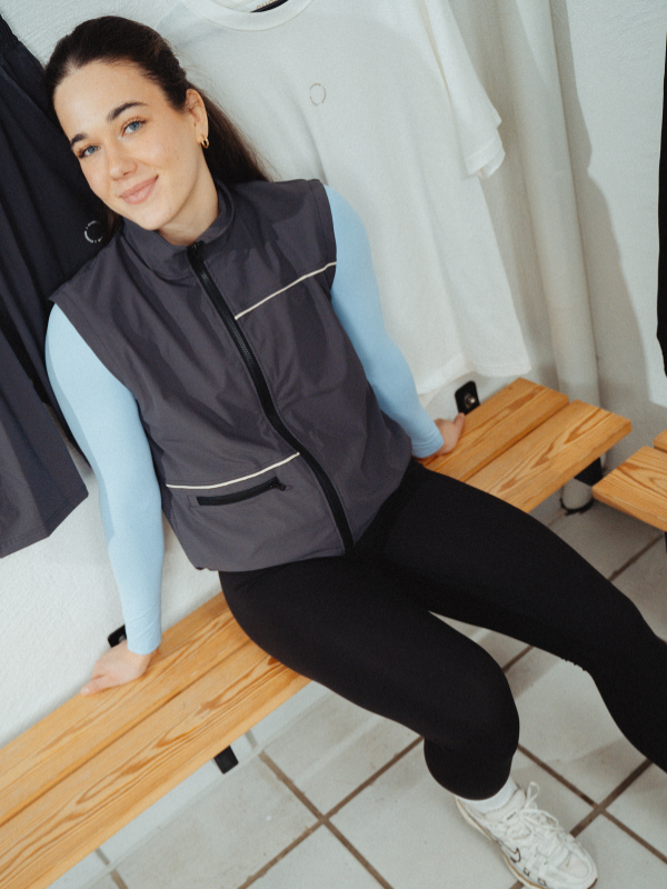 Tech pipe vest | Unisex Dark grey