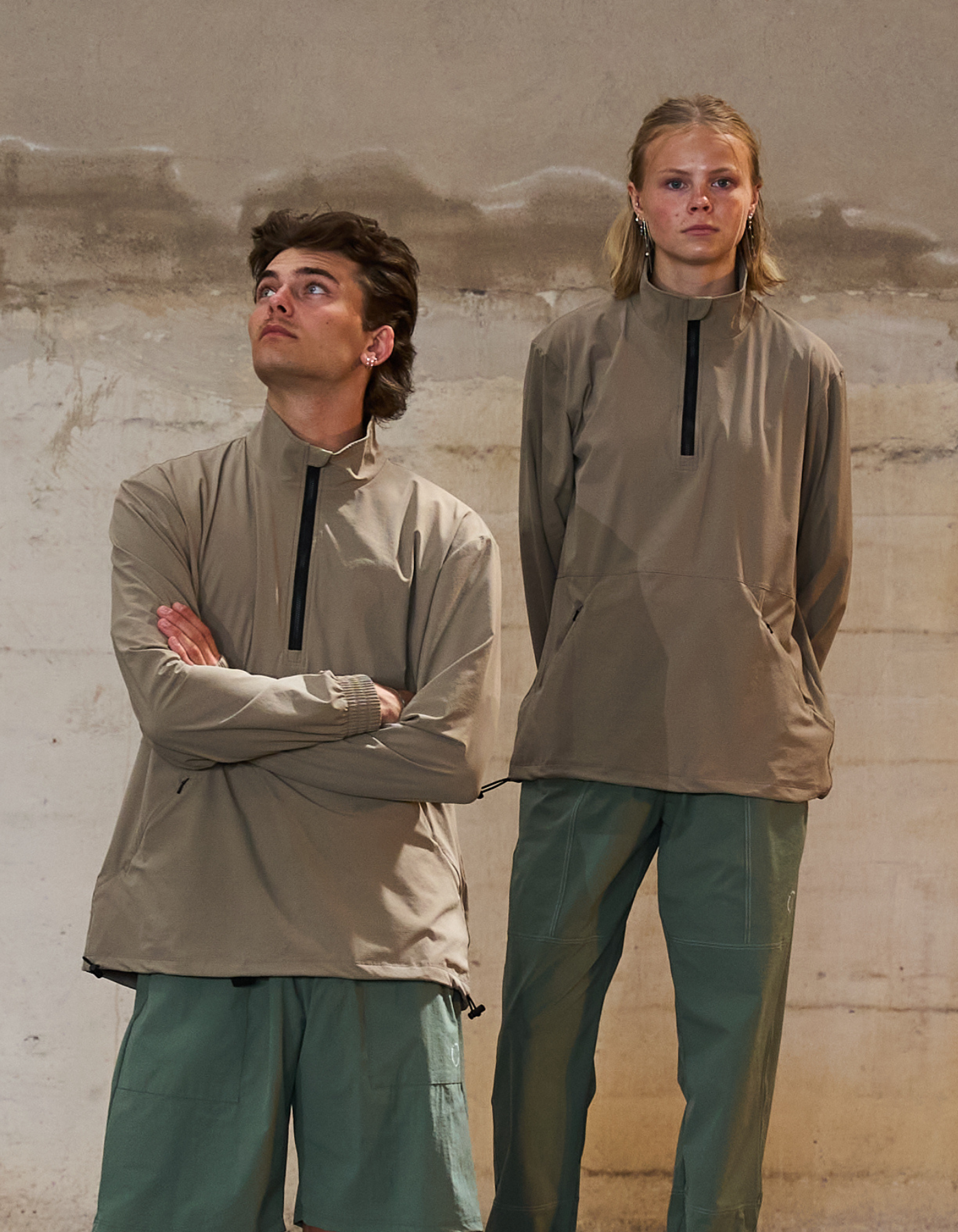 Tech anorak 02 | Unisex | Beige