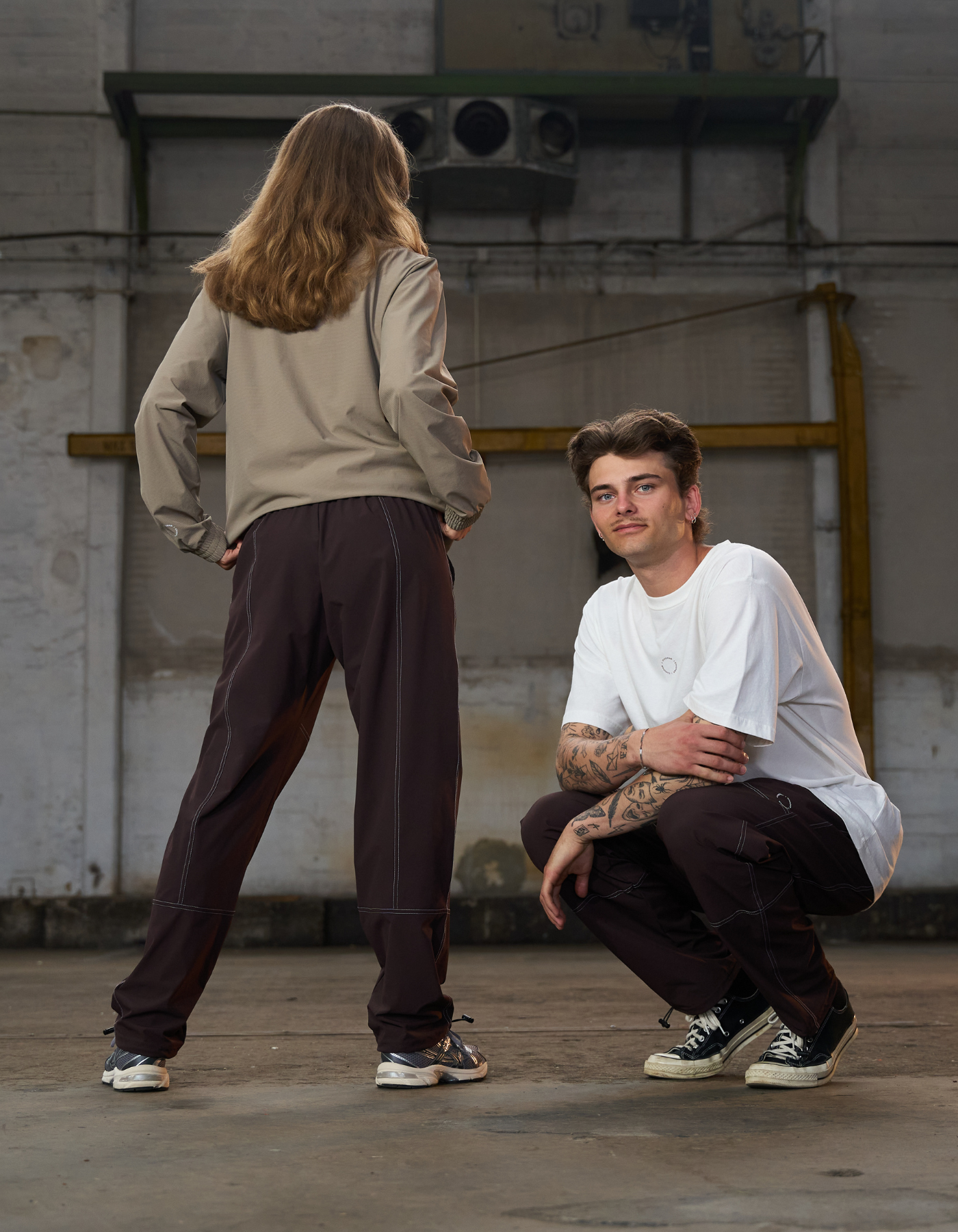 Tech 02 pants | Unisex Dark brown