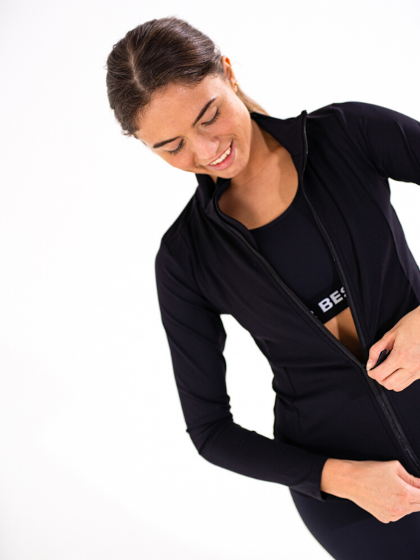JULIET FULLZIP | Dame Black