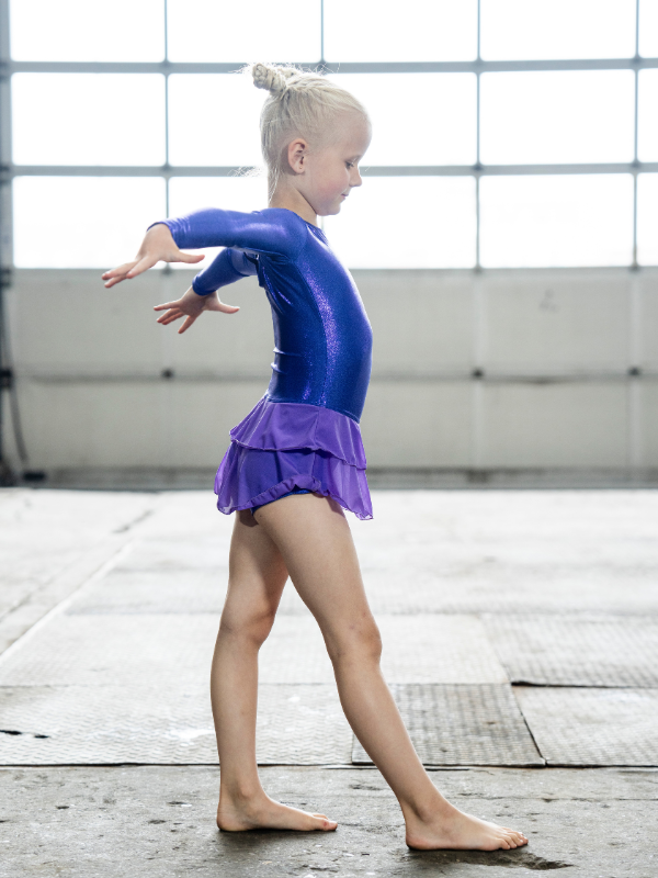 Tulle gymnastikdragt | Pige Purple