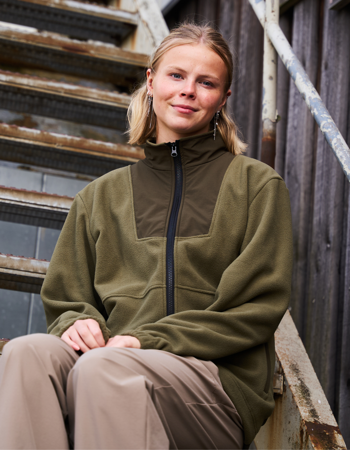 Everyday Fleece | Unisex Army Green