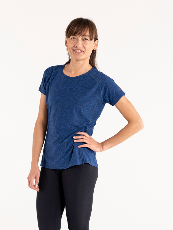 Performance tee | Dame Blue
