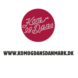 Kom og Dans logo - sort tekst