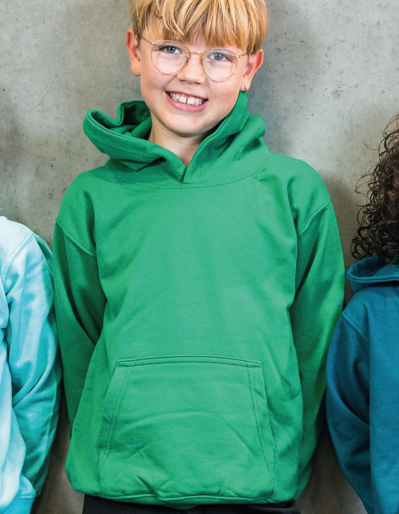 Hoodie til børn | Kelly Green