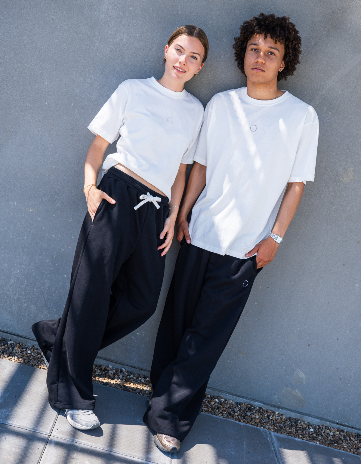 Wide sweatpants | Unisex | Black