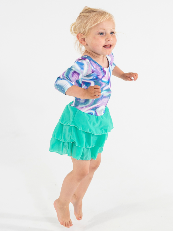 Gymnastikdragt | NS-180 Purple space-green
