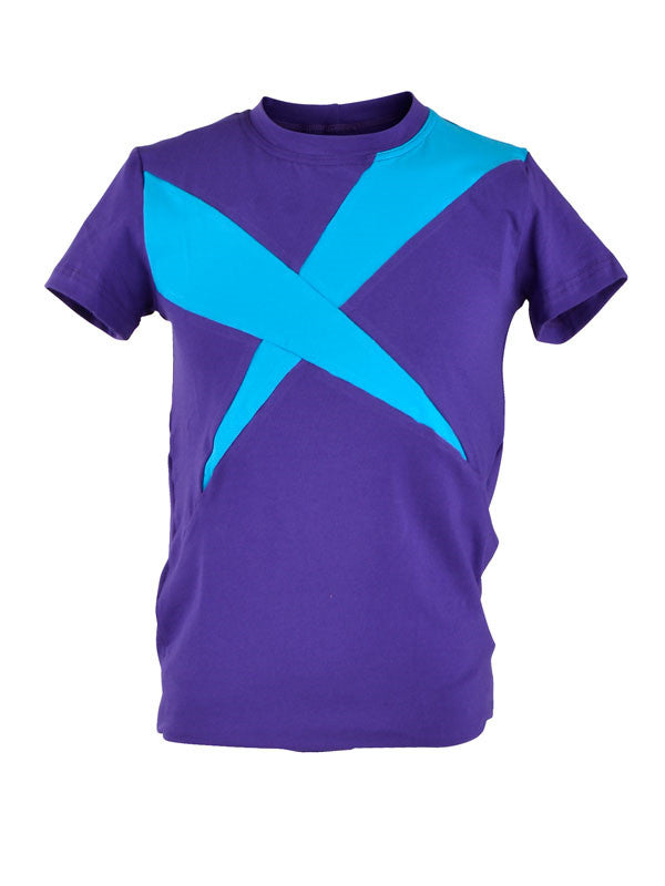 T-shirt | NS-124 Udg Purple-Turquiose