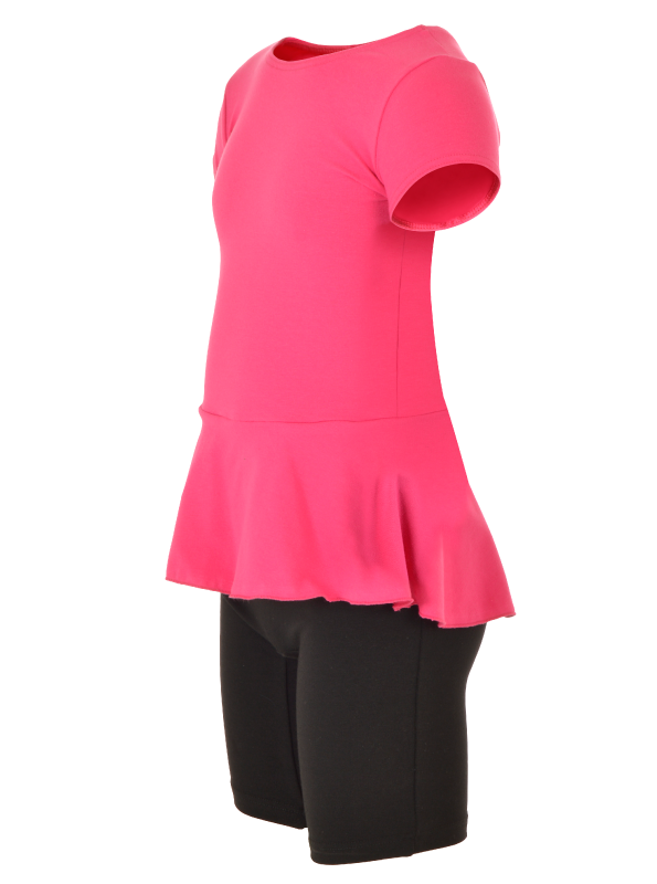 Catsuit Peplon | NS-160 | Oultet Pink-black