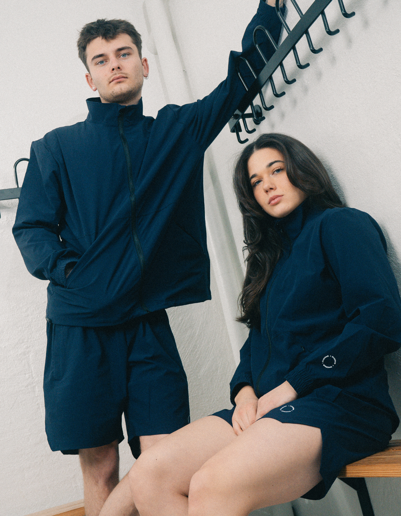 Tech 01 full zip | Unisex Navy