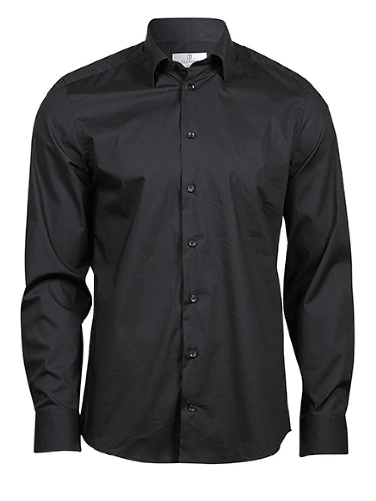 Kom og Dans Stretch Luxury shirt Black