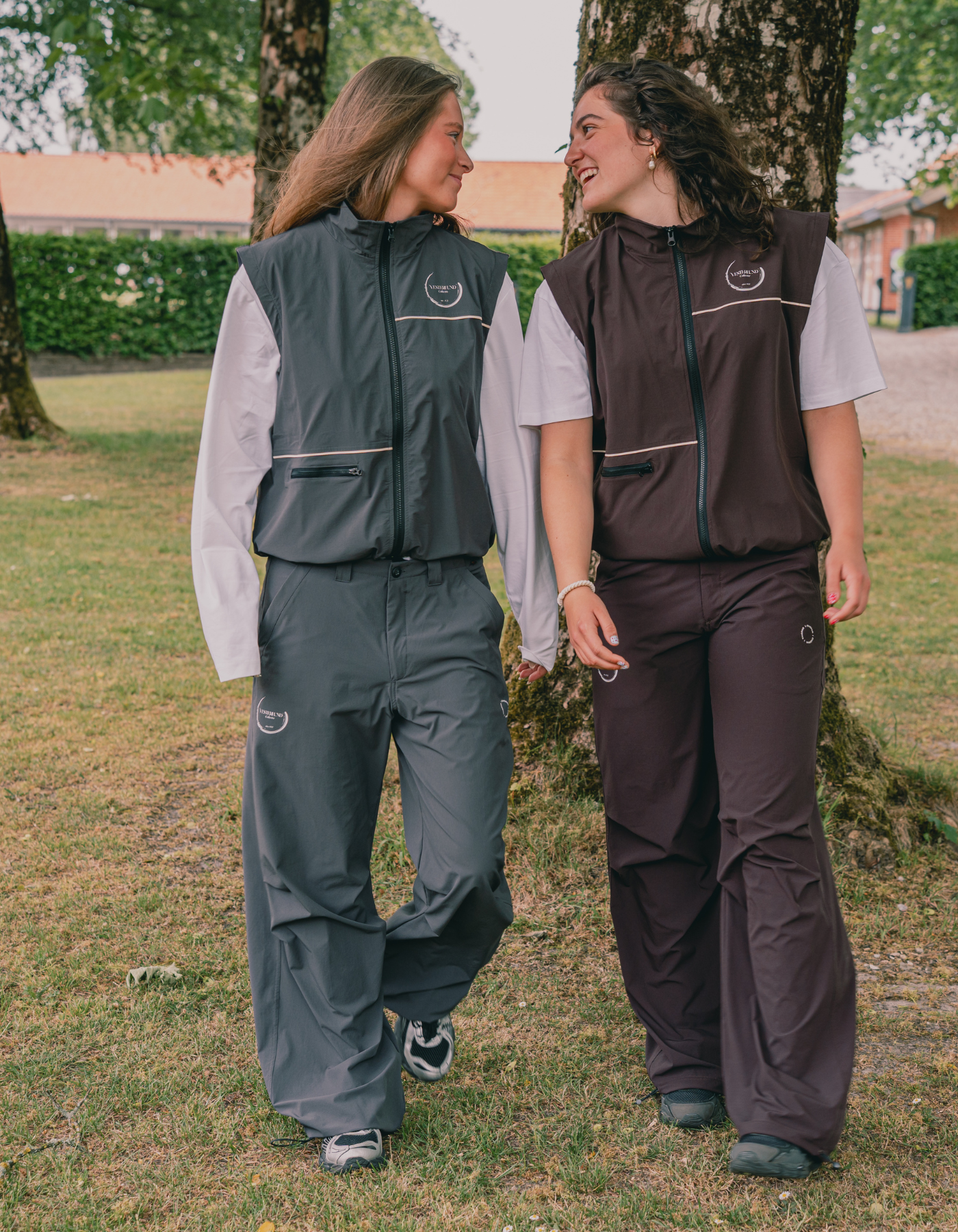 Vesterlund Collective Parachute Pants | Dark Grey