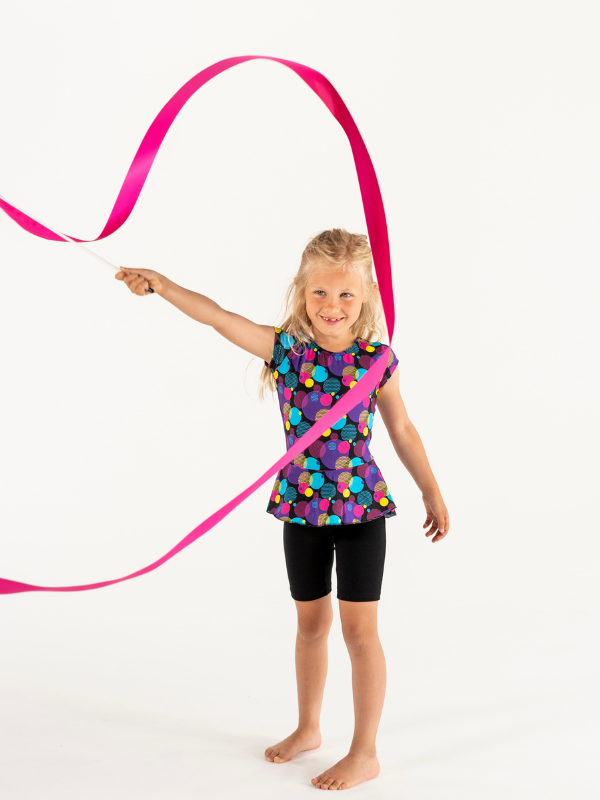 Catsuit Peplon | NS-160 | Oultet PinkCircle-Sort