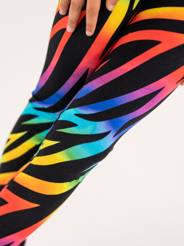 Leggings børn | NS-179 Rainbow tiger