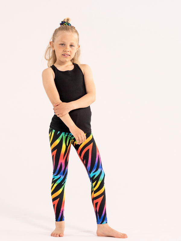 Leggings børn | NS-179 Rainbow tiger