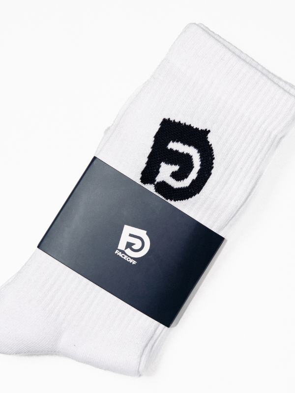 FACEOFF socks | 3-pack White