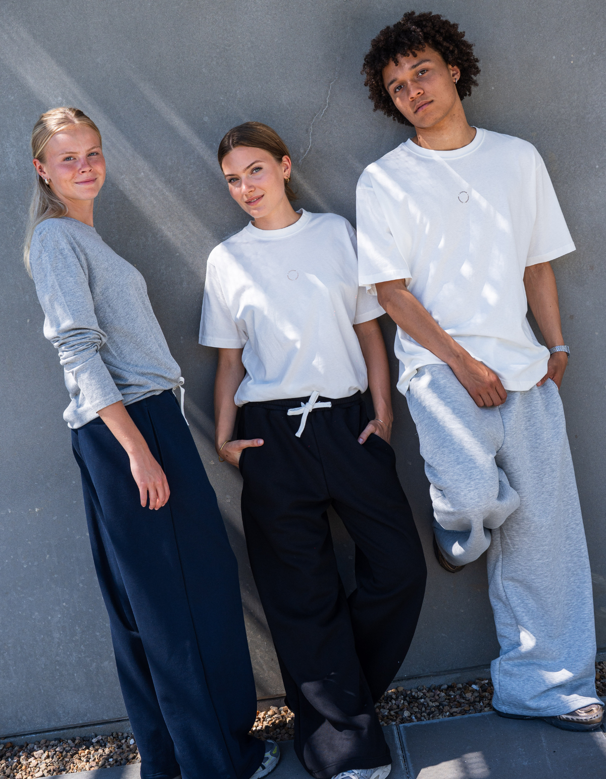 Wide sweatpants | Unisex | Navy