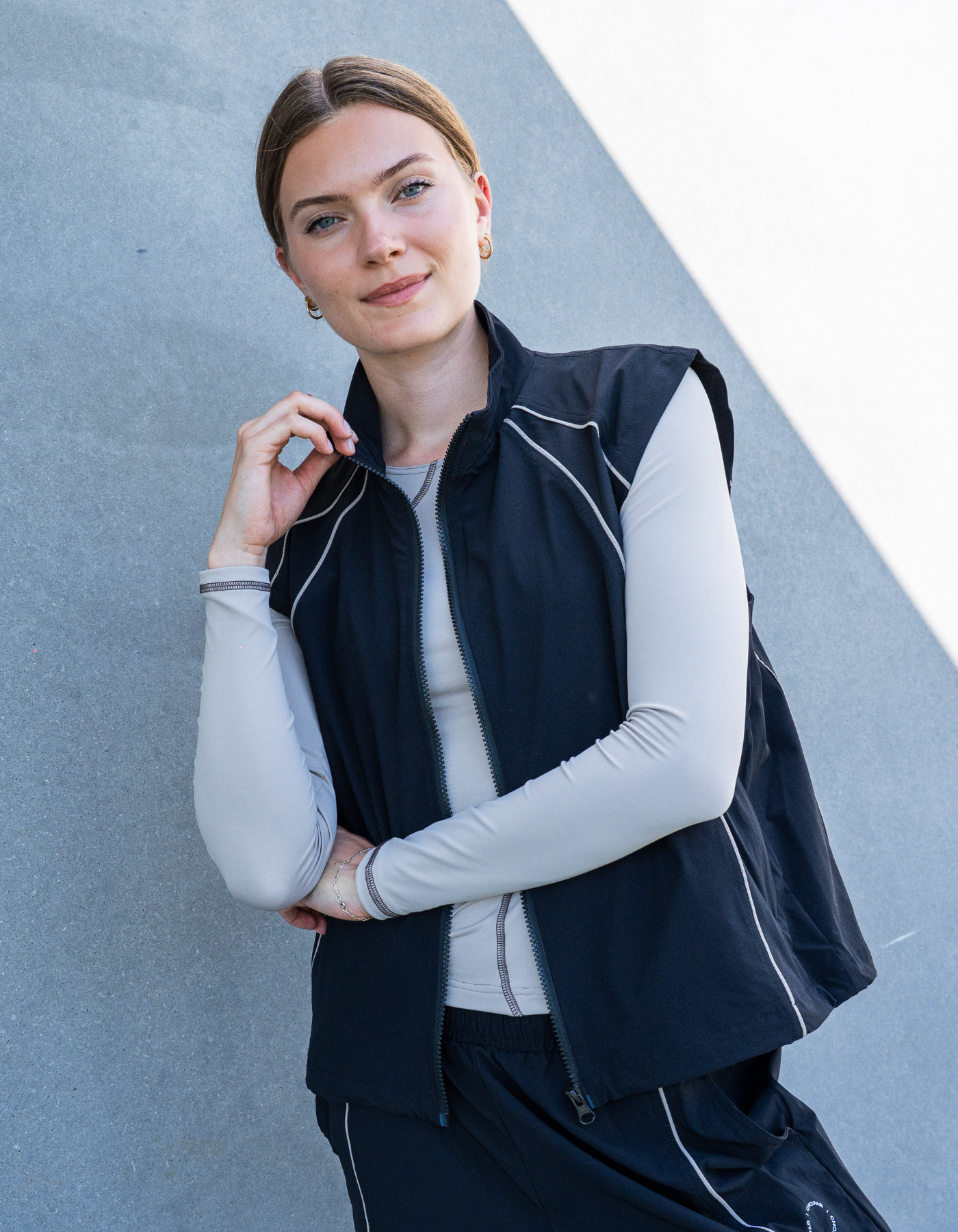 Tech pipe vest 02 | Women | Black